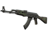 AK-47 | Emerald Pinstripe (Well-Worn)