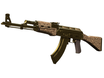 AK-47 | Gold Arabesque (Well-Worn)