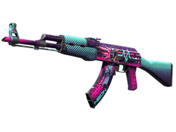 AK-47 | Neon Rider (Well-Worn)