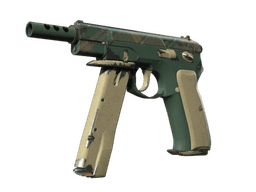 CZ75-Auto | Green Plaid (Well-Worn)