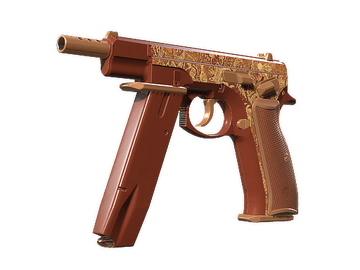 CZ75-Auto | Honey Paisley (Battle-Scarred)