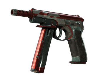 CZ75-Auto | Red Astor (Battle-Scarred)
