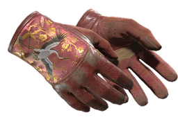 ★ Driver Gloves | Brocade Crane (Battle-Scarred)