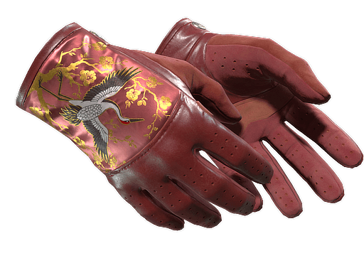 ★ Driver Gloves | Brocade Crane (Minimal Wear)