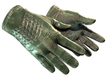 ★ Driver Gloves | Racing Green (Battle-Scarred)