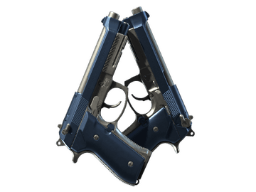 Dual Berettas | Anodized Navy (Minimal Wear)
