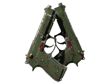 Dual Berettas | Briar (Field-Tested)