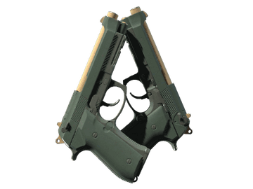 Dual Berettas | Contractor (Well-Worn)