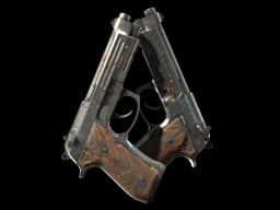 Dual Berettas | Hideout (Battle-Scarred)