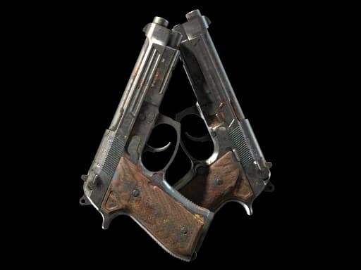 Dual Berettas | Hideout (Battle-Scarred)