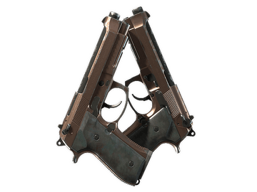 Dual Berettas | Rose Nacre (Well-Worn)