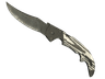★ Falchion Knife | Black Laminate (Battle-Scarred)