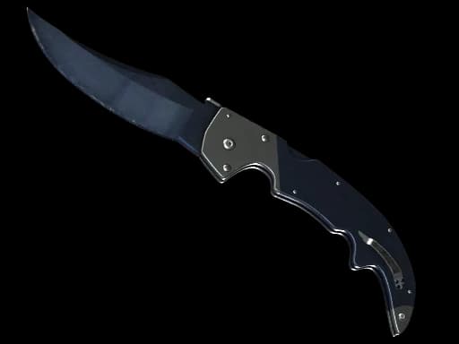 ★ Falchion Knife | Blue Steel (Battle-Scarred)
