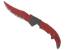★ Falchion Knife | Crimson Web (Well-Worn)