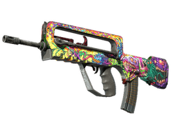 FAMAS | Bad Trip (Battle-Scarred)