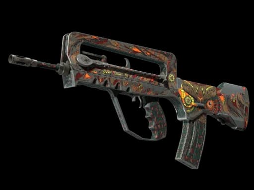 FAMAS | Eye of Athena (Battle-Scarred)