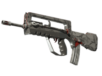 FAMAS | Grey Ghost (Well-Worn)