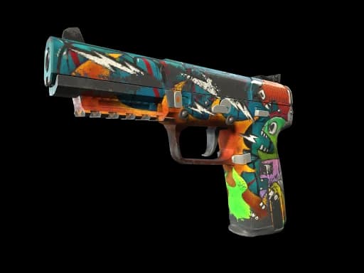 Five-SeveN | Angry Mob (Battle-Scarred)