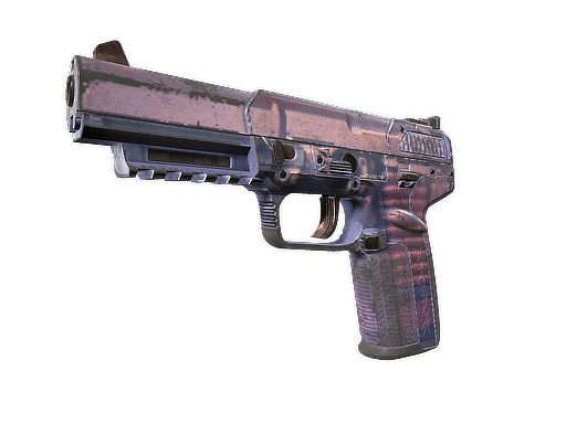 Five-SeveN | Dark Polymer (Battle-Scarred)