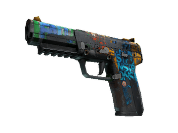 Five-SeveN | Fall Hazard (Battle-Scarred)