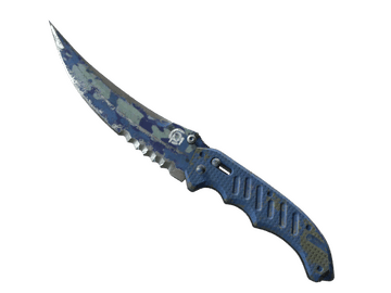 ★ Flip Knife | Bright Water (Battle-Scarred)