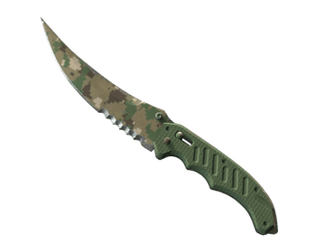 ★ Flip Knife | Forest DDPAT (Well-Worn)