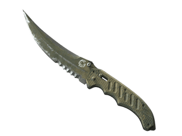 ★ Flip Knife | Safari Mesh (Battle-Scarred)