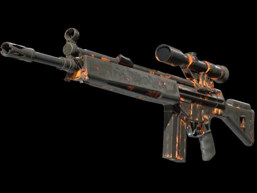 G3SG1 | Orange Crash (Battle-Scarred)