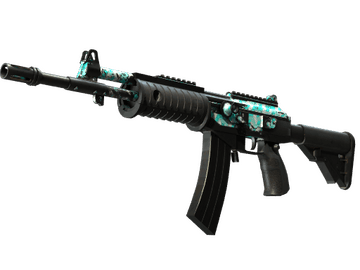 Galil AR | Aqua Terrace (Battle-Scarred)