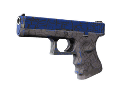 Glock-18 | Blue Fissure (Well-Worn)