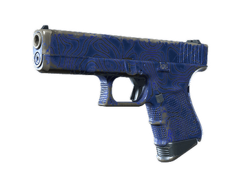 Glock-18 | Ocean Topo (Well-Worn)