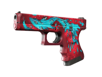 Glock-18 | Water Elemental (Minimal Wear)