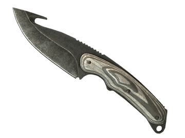 ★ Gut Knife | Black Laminate (Battle-Scarred)