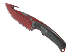 ★ Gut Knife | Crimson Web (Well-Worn)