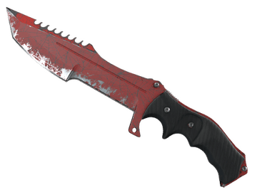 ★ Huntsman Knife | Crimson Web (Well-Worn)