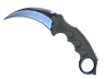 ★ Karambit | Blue Steel (Battle-Scarred)