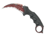 ★ Karambit | Crimson Web (Battle-Scarred)