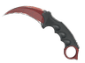 ★ Karambit | Crimson Web (Well-Worn)