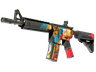 M4A4 | Cyber Security (Battle-Scarred)