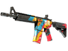 M4A4 | Cyber Security (Well-Worn)
