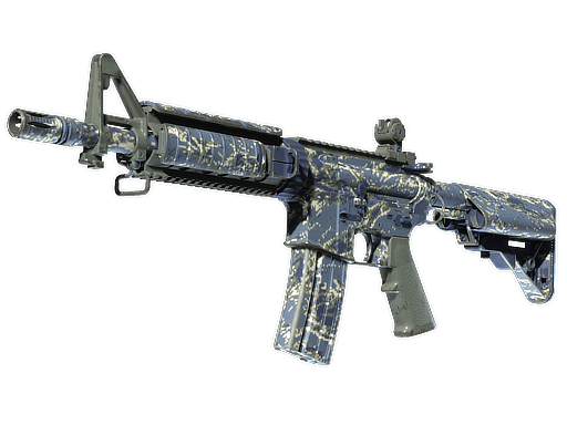 M4A4 | Naval Shred Camo (Well-Worn)
