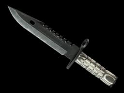 ★ M9 Bayonet | Black Laminate (Well-Worn)