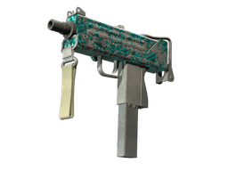 MAC-10 | Malachite (Battle-Scarred)