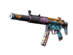 MP5-SD | Neon Squeezer (Well-Worn)