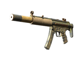 MP5-SD | Savannah Halftone (Battle-Scarred)