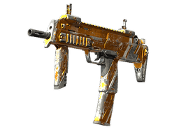 MP7 | Amberline (Battle-Scarred)