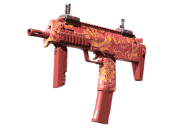 MP7 | Coral Paisley (Battle-Scarred)