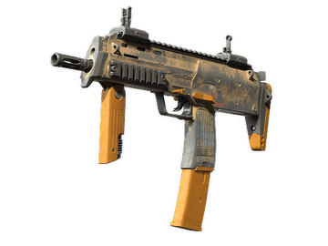 MP7 | Short Ochre (Battle-Scarred)