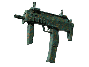 MP7 | Teal Blossom (Minimal Wear)