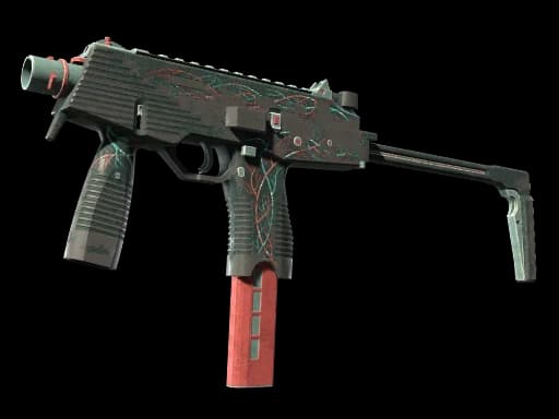 MP9 | Capillary (Battle-Scarred)